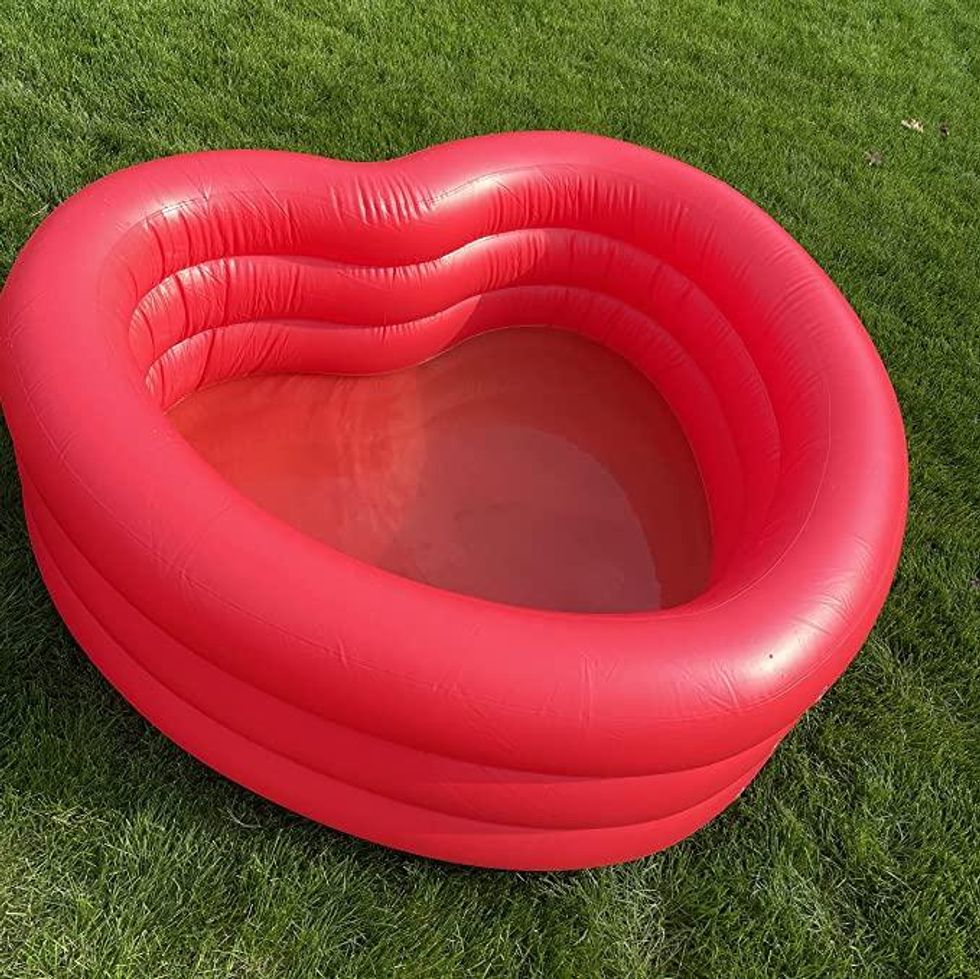 heart shaped pool