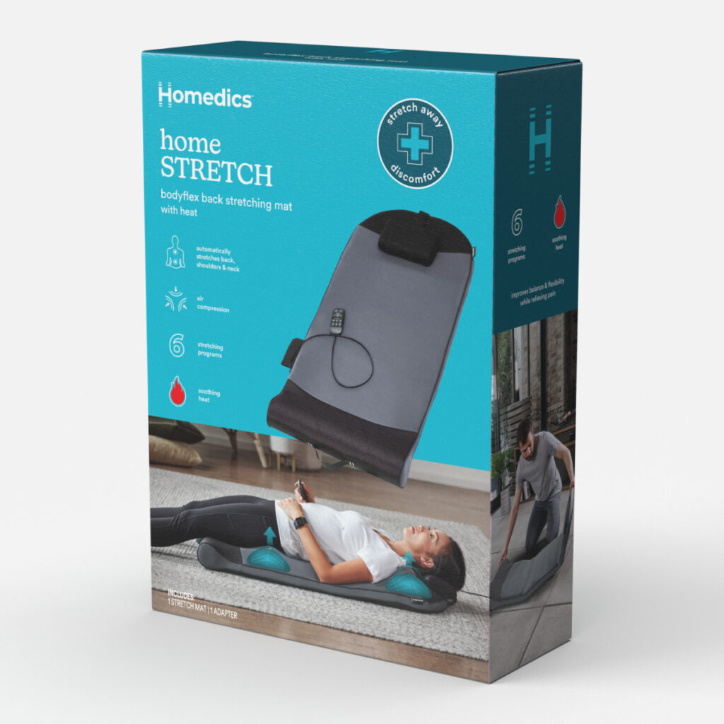 Gift Ideas For Your Father-In-Law: Homedics Body Flex back mat with heat for stretching and muscle relief
