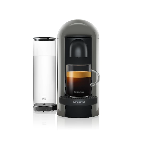 Gift Ideas For Your Father-In-Law: Nespresso VertuoPlus multi-size capsule coffee maker machine