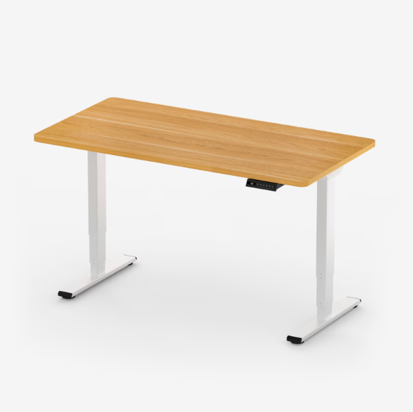 Gift Ideas For Your Father-In-Law: FlexiSpot electric sit-stand desk in home office setting