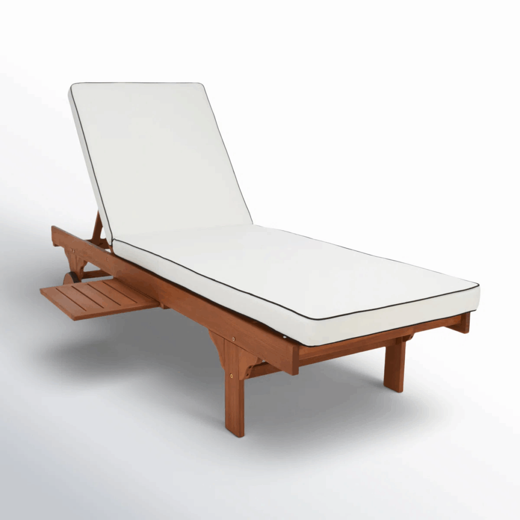 Gifts For Your Mother-In-Law: Jivera Outdoor Acacia Chaise Lounge